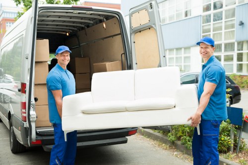 Commercial moving team planning a relocation in Tooting Bec