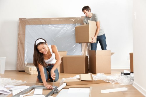 Protective moving gear and planning materials used for a safe relocation