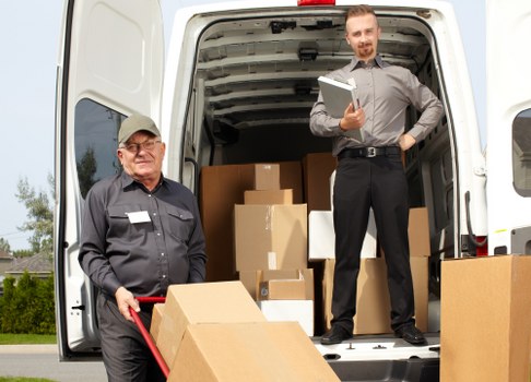 Removals van for local moving jobs in Tooting Bec