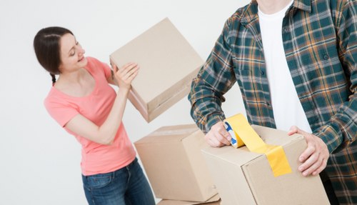 Organised packing and labelling for a South London move