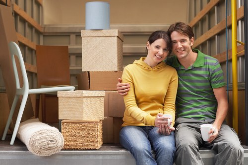 Local movers assisting with a flat move near Tooting Bec