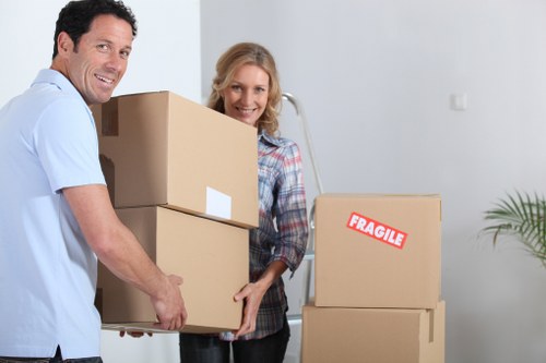 Commercial removals support for an office move near Tooting Bec